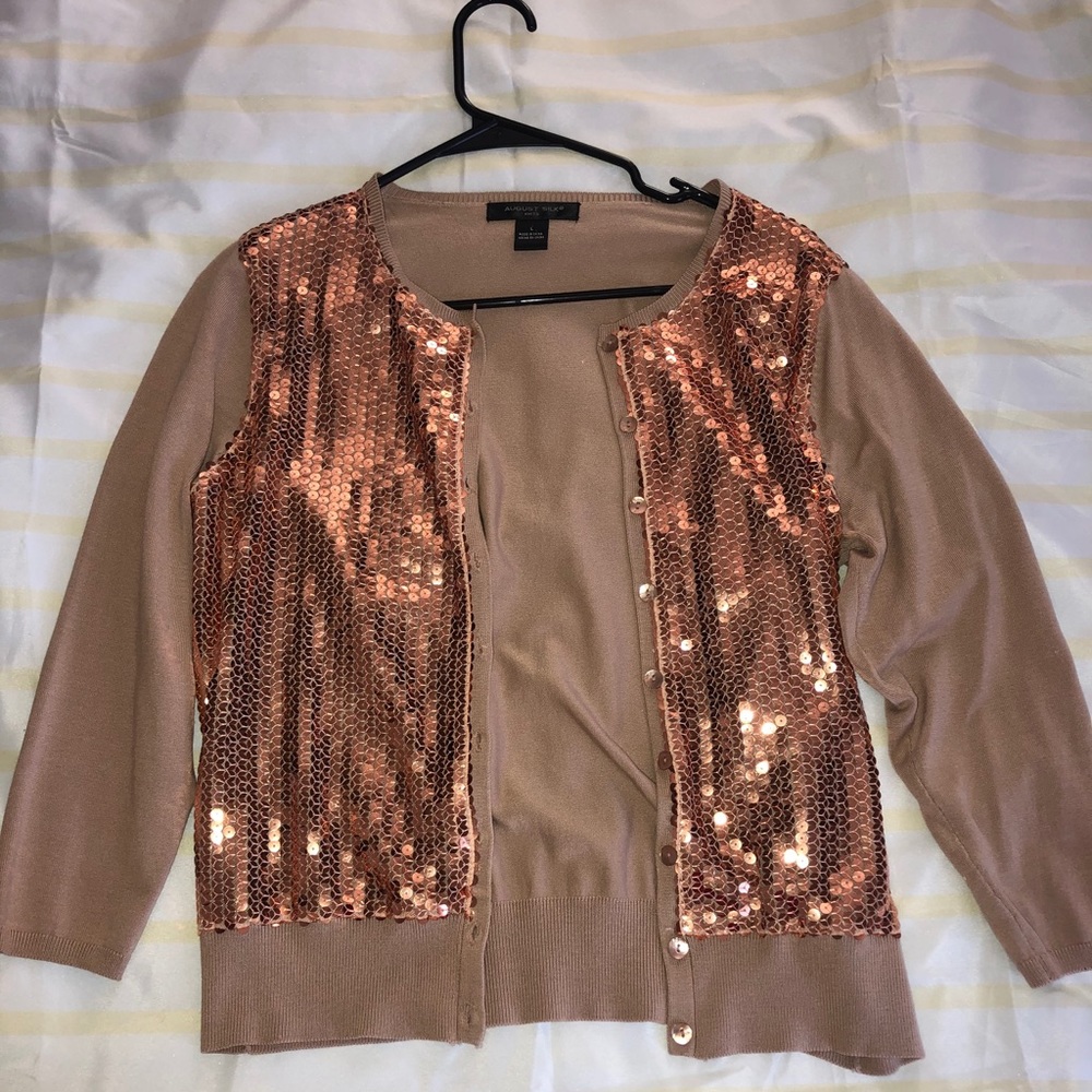 August Silk Cardigan